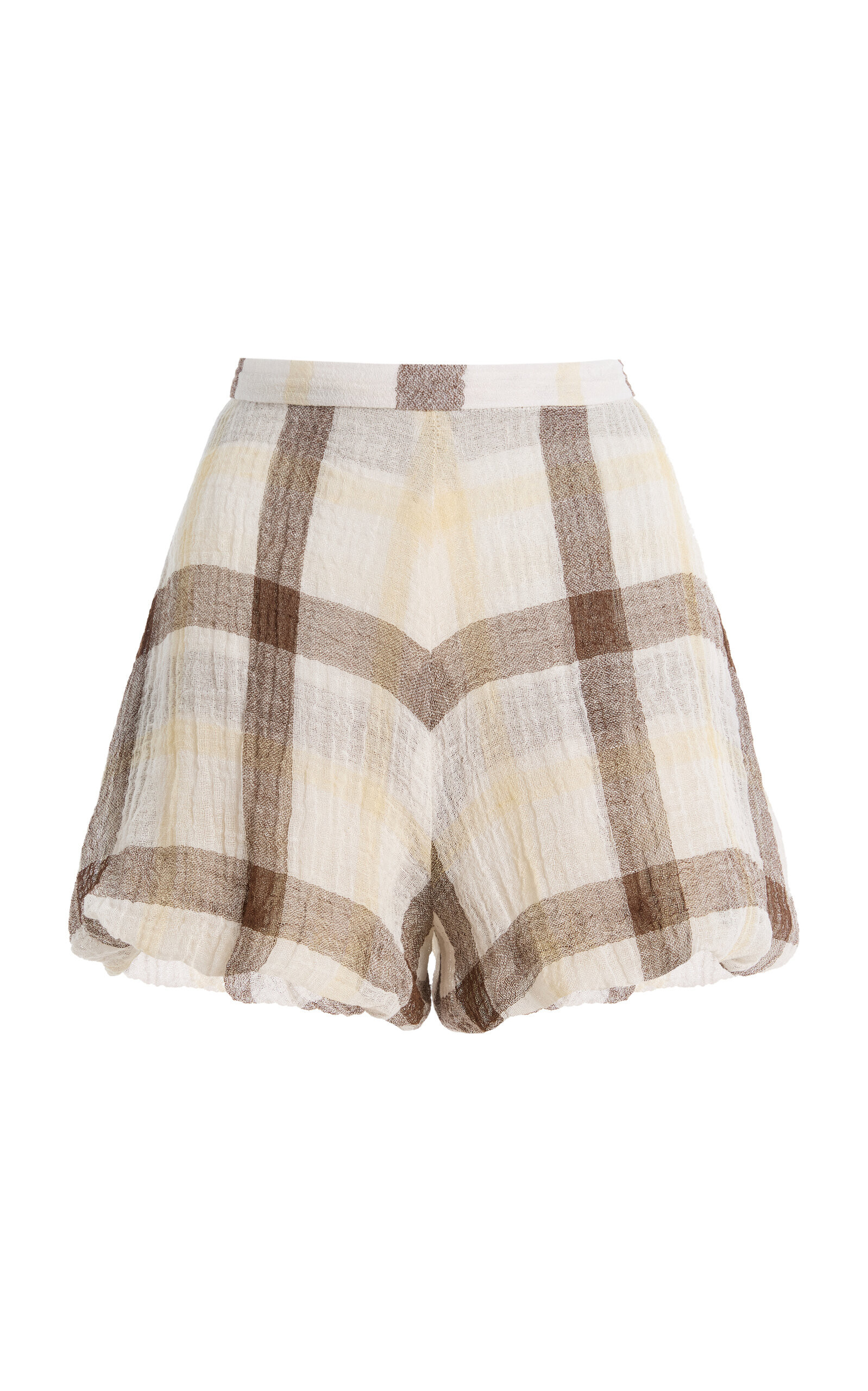 Exclusive Pouf Linen-Blend Gauze Shorts | Moda Operandi (Global)