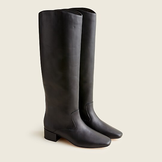 Roxie knee-high boots in leather | Black Boots | Fall Boots  | J. Crew US