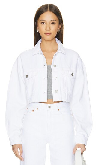 Sandi Jacket in White | Revolve Clothing (Global)