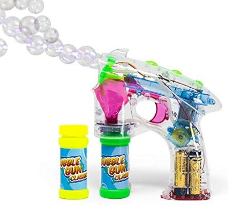 Bubble Gun Blower for Kids 2.0 - Classic (Boys & Girls) | Toy Blaster + 2X Soap Solution Bottle +... | Amazon (US)