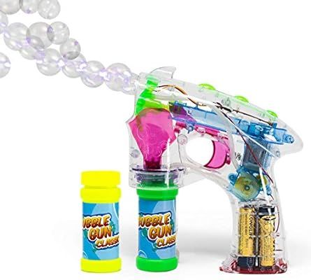 Bubble Gun Blower for Kids 2.0 - Classic (Boys & Girls) | Toy Blaster + 2X Soap Solution Bottle +... | Amazon (US)