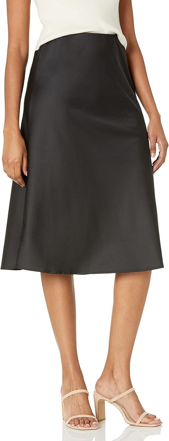The Drop Women's Maya Silky Slip Skirt | Amazon (US)