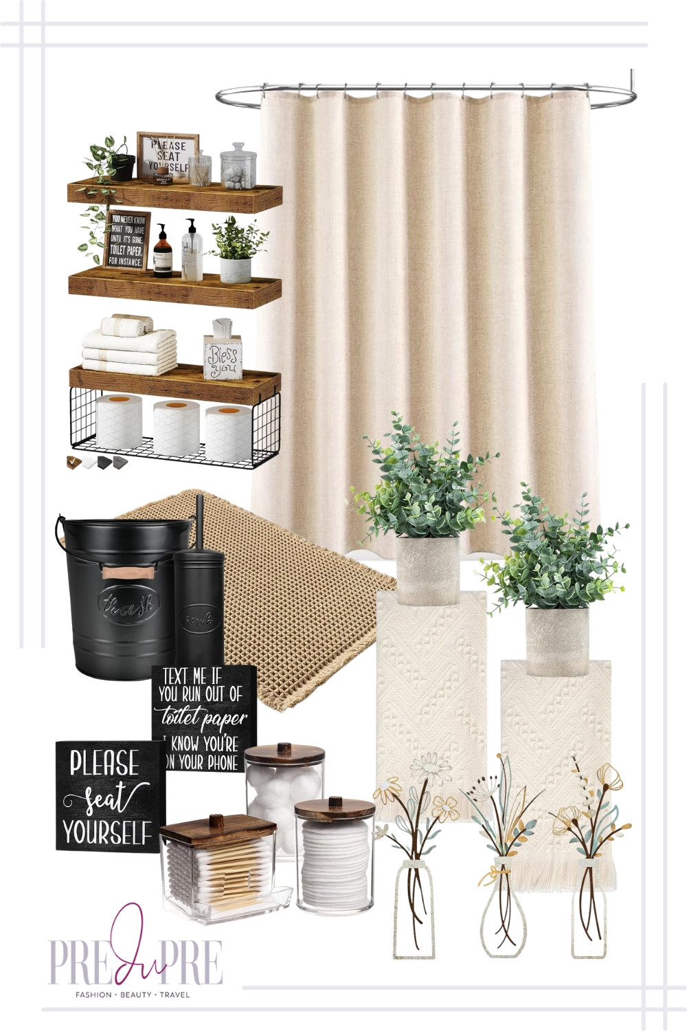 Bathroom refresh goals ✨ These Amazon finds make it easy to create a spa-like space on a budget. Functional meets stylish with chic storage, greenery, and clever signage.
#BathroomDecor #AmazonHomeFinds #BathroomStorageIdeas #LTKHome #SmallSpaceDecor #NeutralAesthetic 

 #LTKHome #LTKFindsUnder100 #LTKFamily