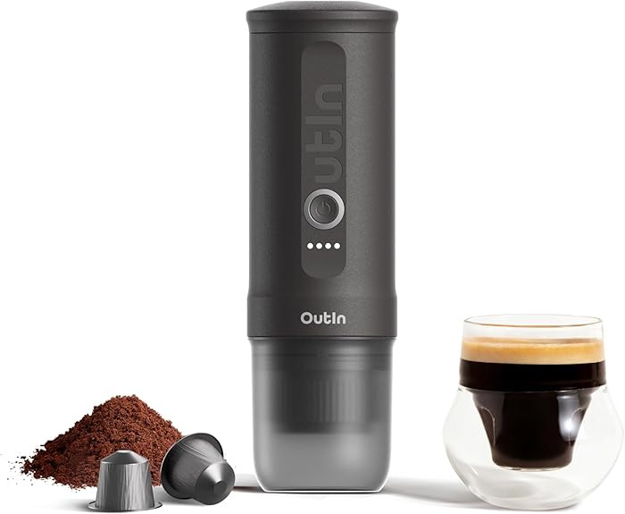OutIn Nano Portable Electric Espresso Machine, Travel Coffee Maker for Camping, Car Coffee Maker ... | Amazon (US)
