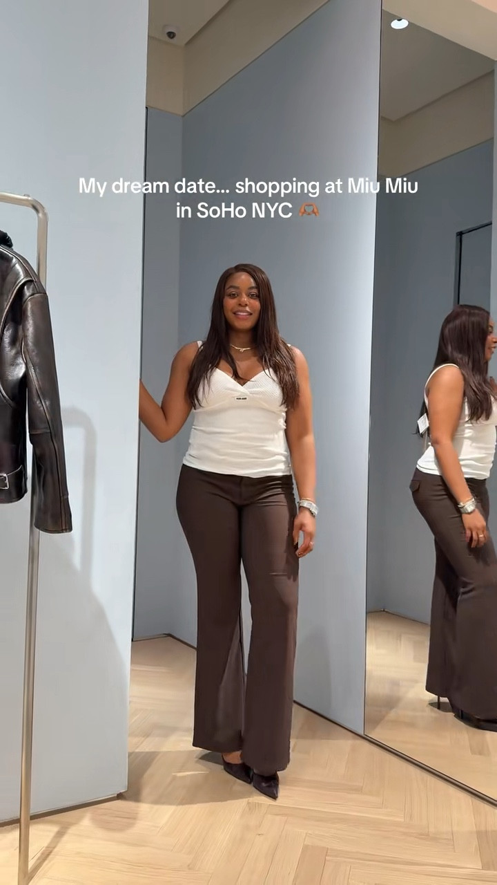 My dream date… cute. Shopping at Miu miu for some cute tops to add to my fall wardrobe! Love these minimal tank tops that are going to be perfect for layering. … For more links to cowboy boots, old money europe, wedding guest dress, courtney wears, knee-high boots, georgia louise1, fall decor, date night outfits, fall outfits, follow me on LTK! ✨

#LTKNYFW #LTKSeasonal #LTKStyleTip