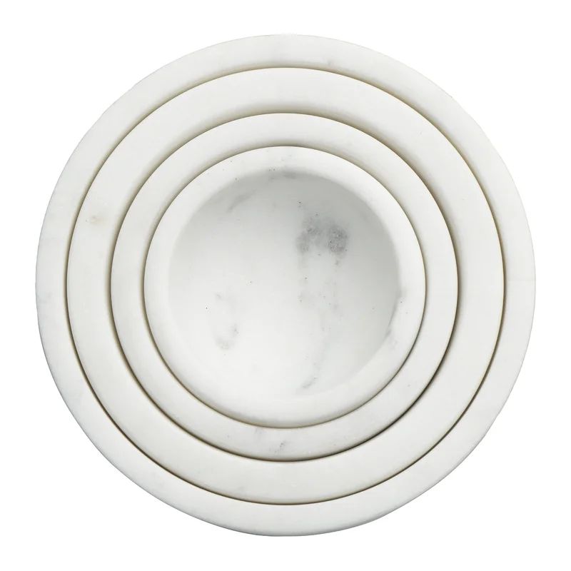 Brooksville White Marble Bowls (Set Of 4) | Wayfair North America