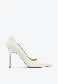 Sapato Scarpin Salto Alto Ines Couro Branco | Schutz BR