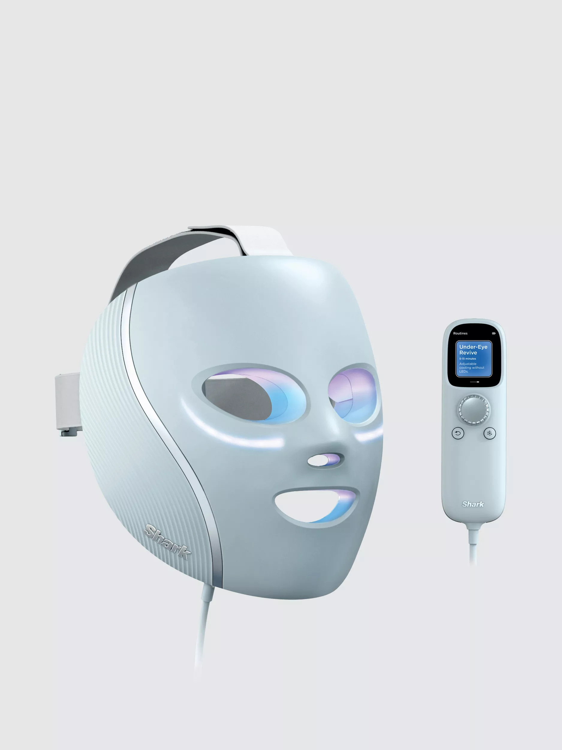 Shark CryoGlow FW312UK Under-Eye Cooling & LED Anti-Ageing & Blemish Repair Mask | John Lewis (UK)