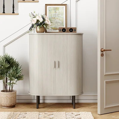 43.3'' Accent Cabinet With Tambour Doors | Wayfair North America