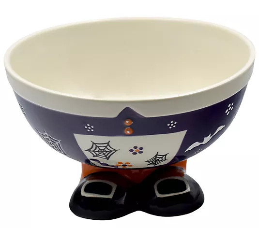 Temp-tations Seasonal Footed 2.5-qt Serving Bowl - QVC.com | QVC