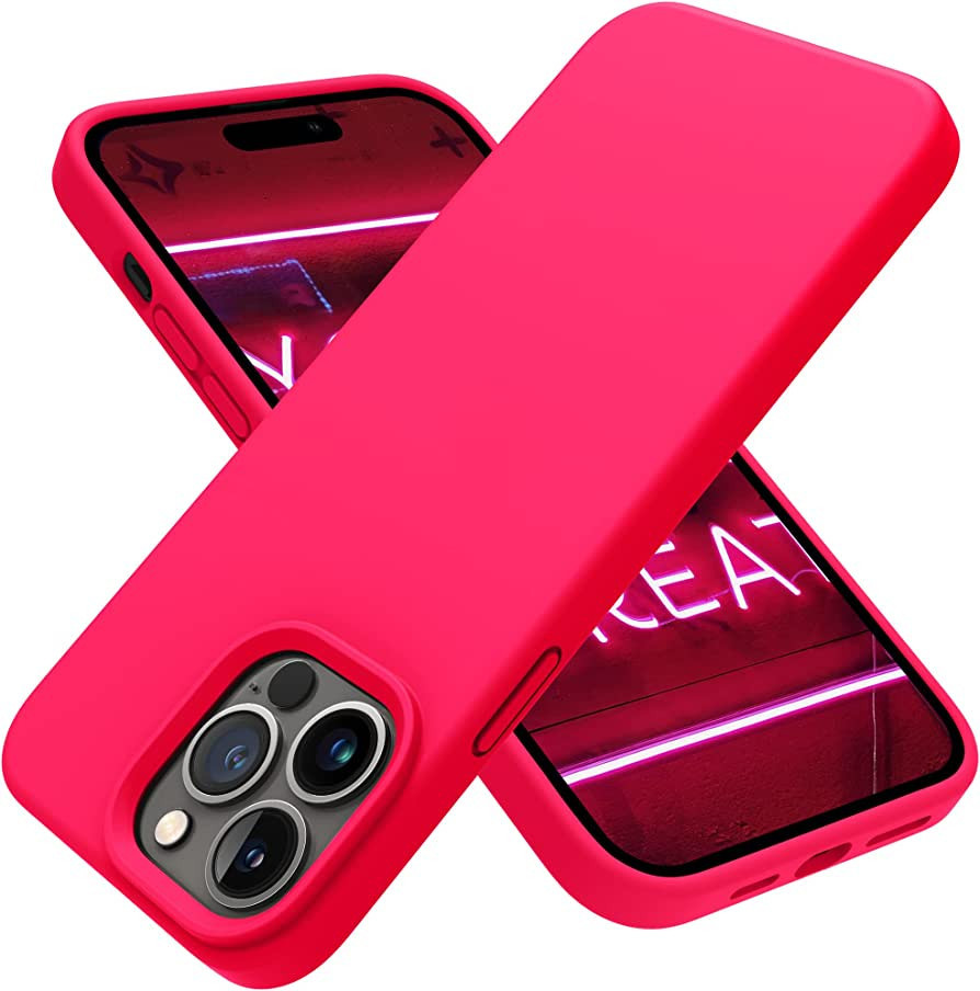 OTOFLY Designed for iPhone 14 Pro Max Case, Silicone Shockproof Slim Thin Phone Case for iPhone 1... | Amazon (US)