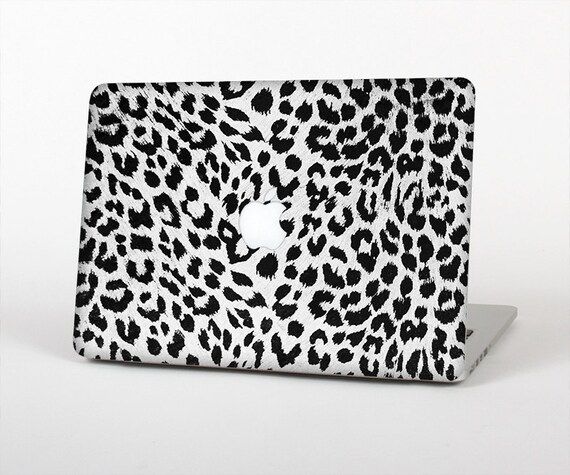 The Vector Leopard Animal Print- Skin Decal Wrap Cover for Apple MacBook Air, Pro, Pro with Touch... | Etsy (US)