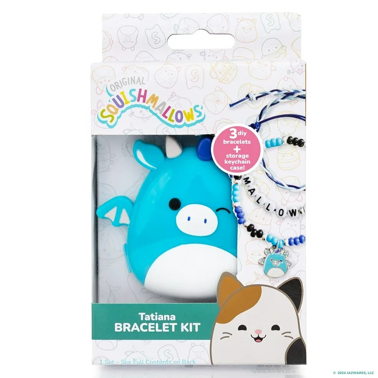 Squishmallows Tatiana Bracelet Making Kit & Case | Walmart (US)
