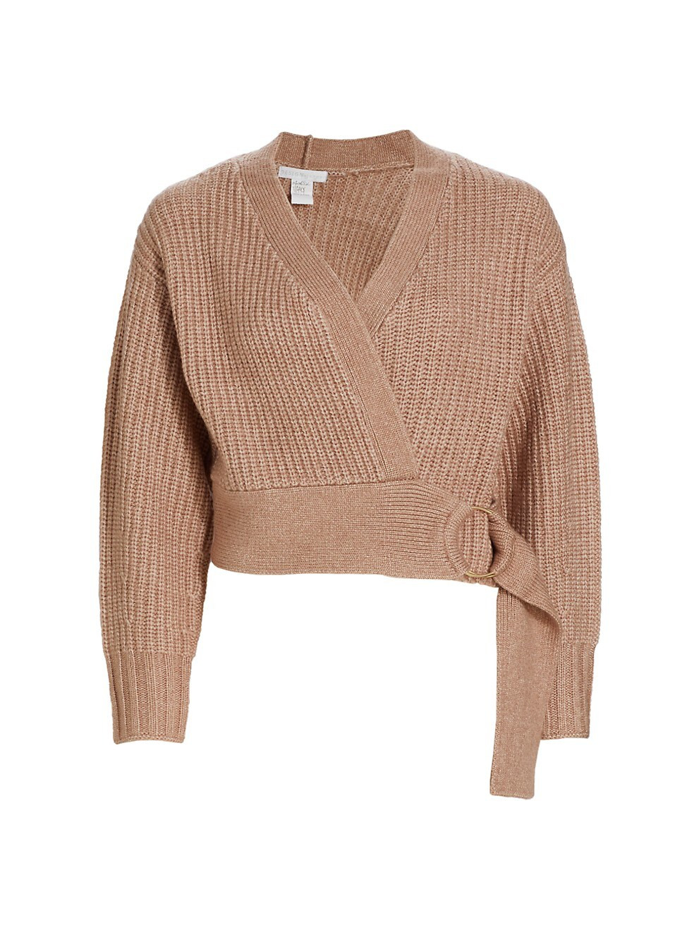 Wrap-Front Buckle Cardigan | Saks Fifth Avenue