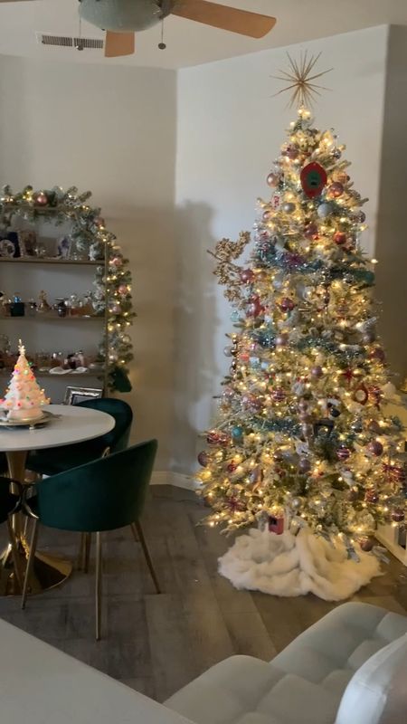 Mid-century modern inspired Christmas tree decor featuring king of Christmas tree 

#LTKSeasonal #LTKHoliday #LTKhome
