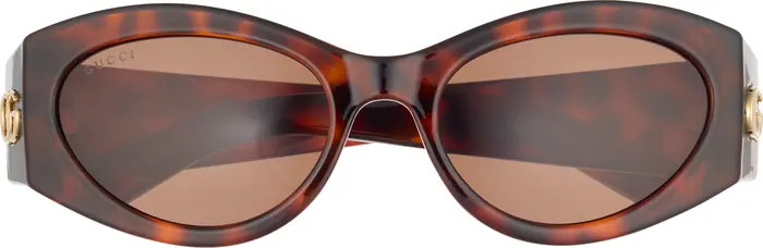Gucci Core 53mm Oval Sunglasses | Nordstromrack | Nordstrom Rack