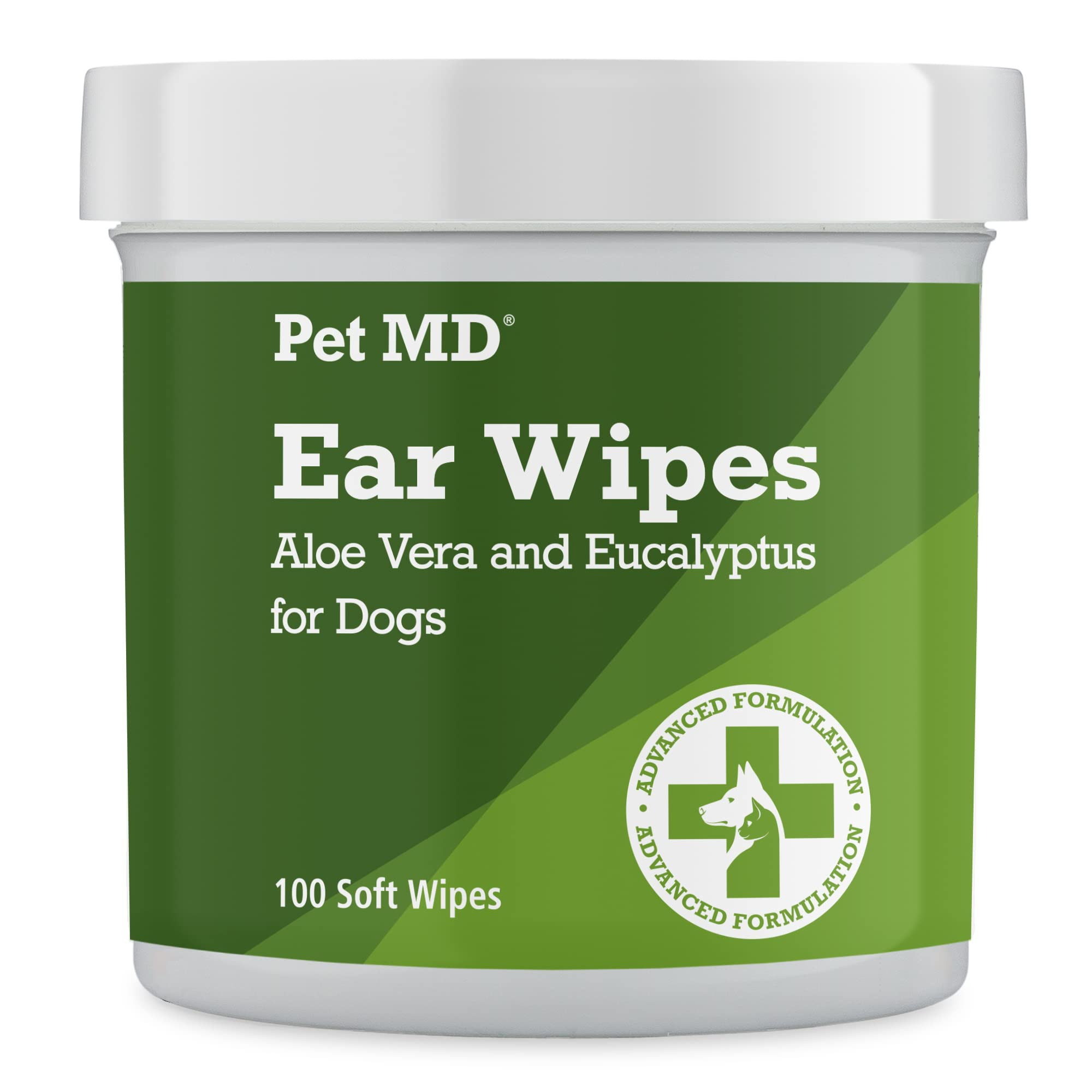 Pet MD - Dog Ear Cleaner Wipes - Otic Cleanser for Dogs to Stop Ear Itching, and Infections with ... | Amazon (US)