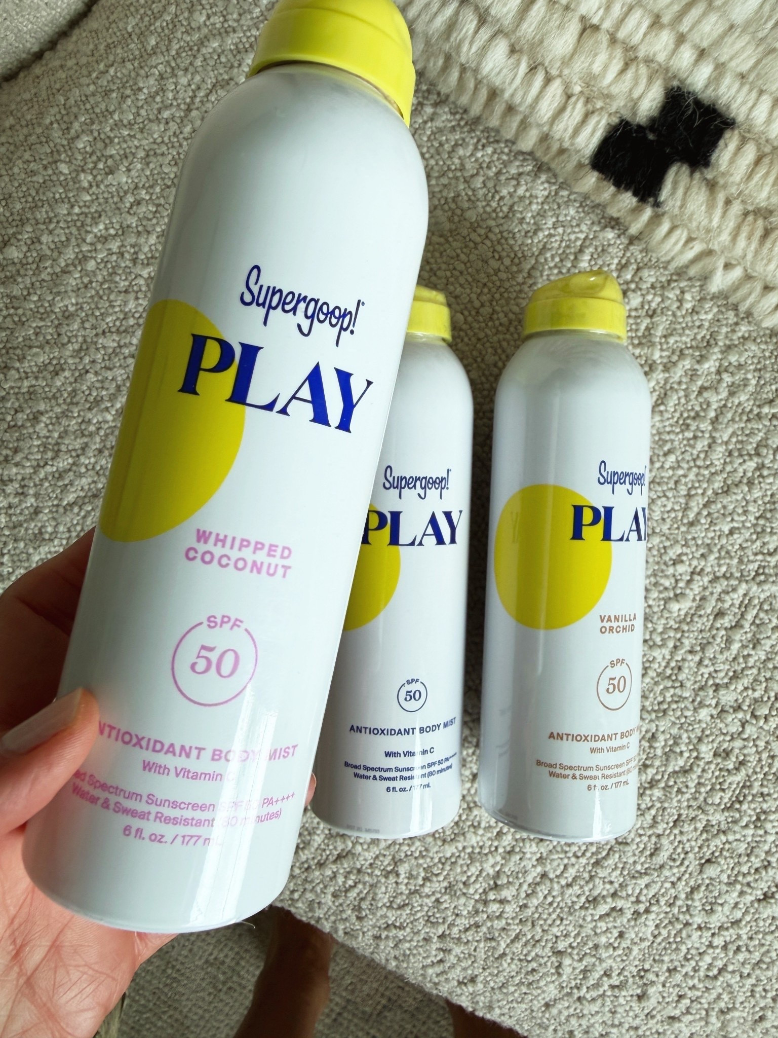 Love the scent of the whipped coconut. This @supergoop spf50 body mist is the one I reach for most! Currently 20% off sitewide sale #ad

#LTKOver40