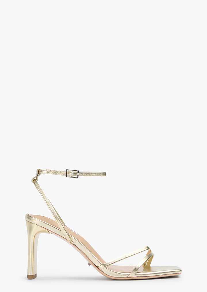Corso Gold Nappa Metallic Heels | Heels | Tony Bianco USA | Tony Bianco US