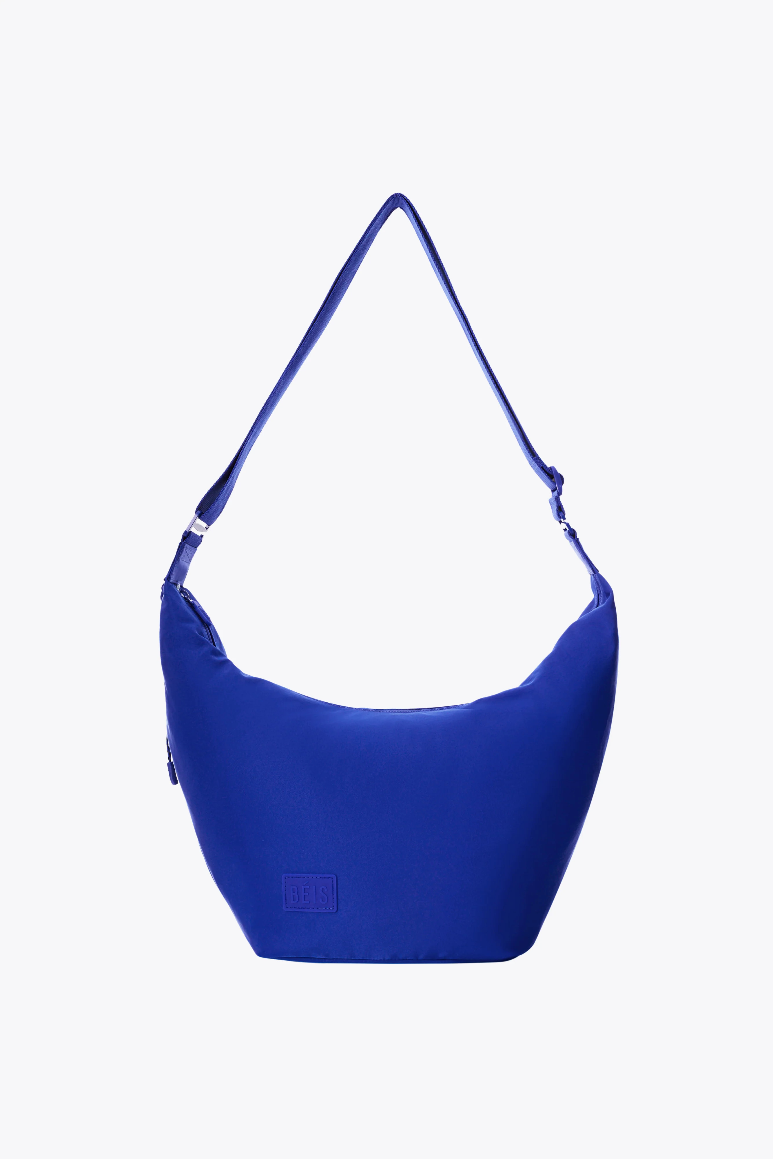 BÉIS The Crescent Catchall in Cobalt Blue – Blue Crescent Crossbody Shoulder Bag | BÉIS Travel