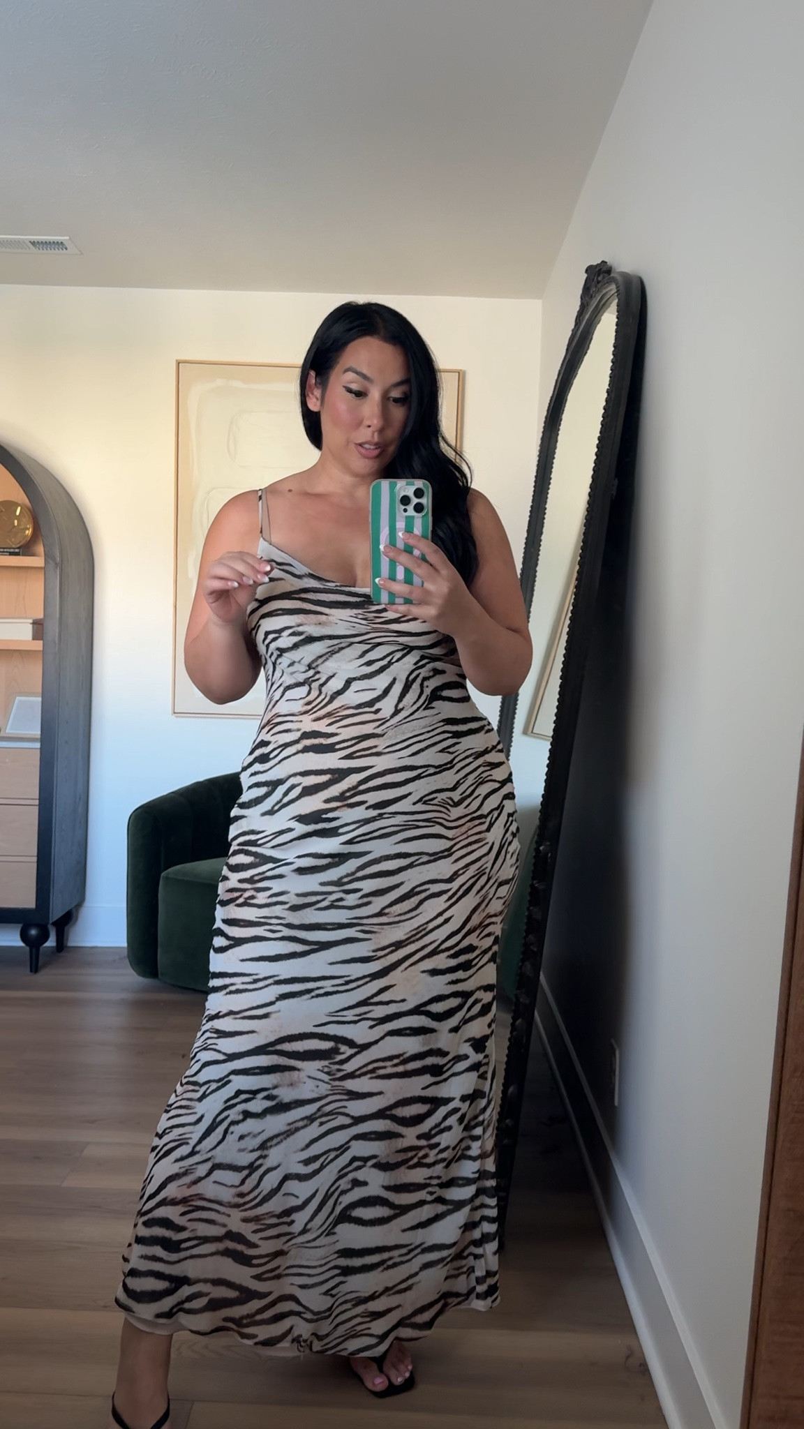 Love this zebra print dress! Wearing an XL in everything! L in the boat neck top! dynamite, date night outfits, midsize, midsize fashion, fall dresses, formal dress 

 #LTKSeasonal #LTKMidsize