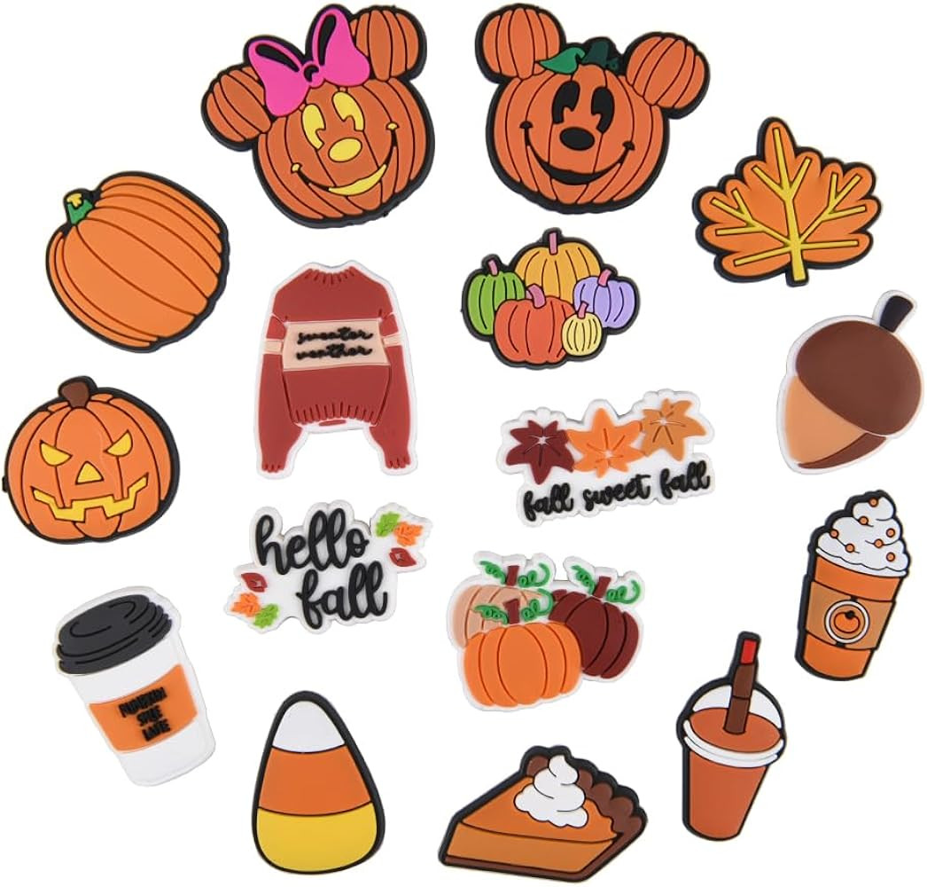 Halloween Ghost Face Skeleton Shoes Charms Shoe Decoration Buckle | Amazon (US)