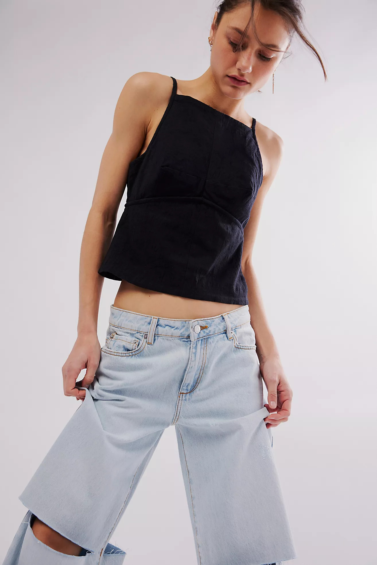 James Linen Top | Free People (UK)