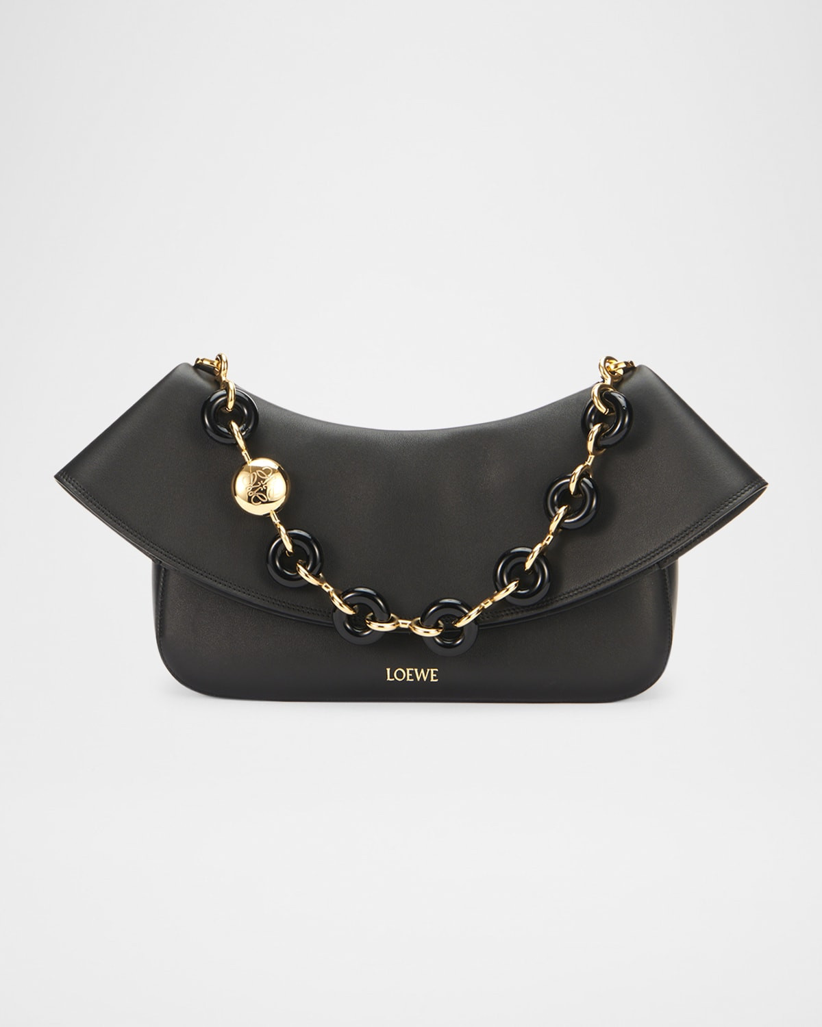 Ola Medium Shoulder Bag in Calfskin Leather | Neiman Marcus