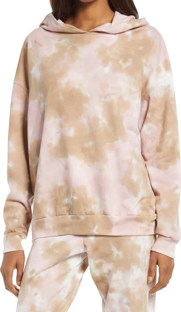 Tie Dye French Terry Boyfriend Hoodie | Nordstrom