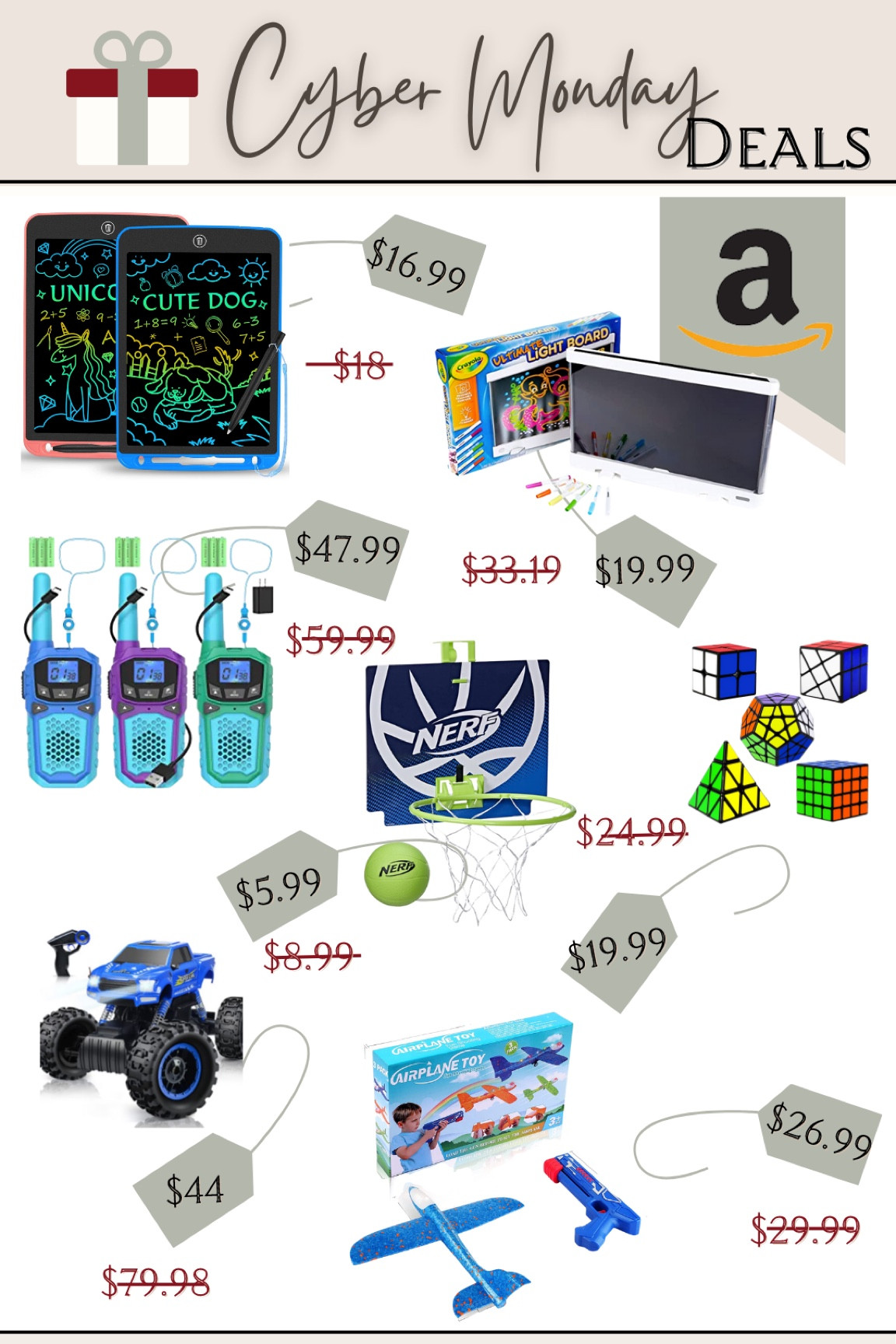 Cyber Monday toys 

#LTKGiftGuide #LTKkids #LTKCyberweek