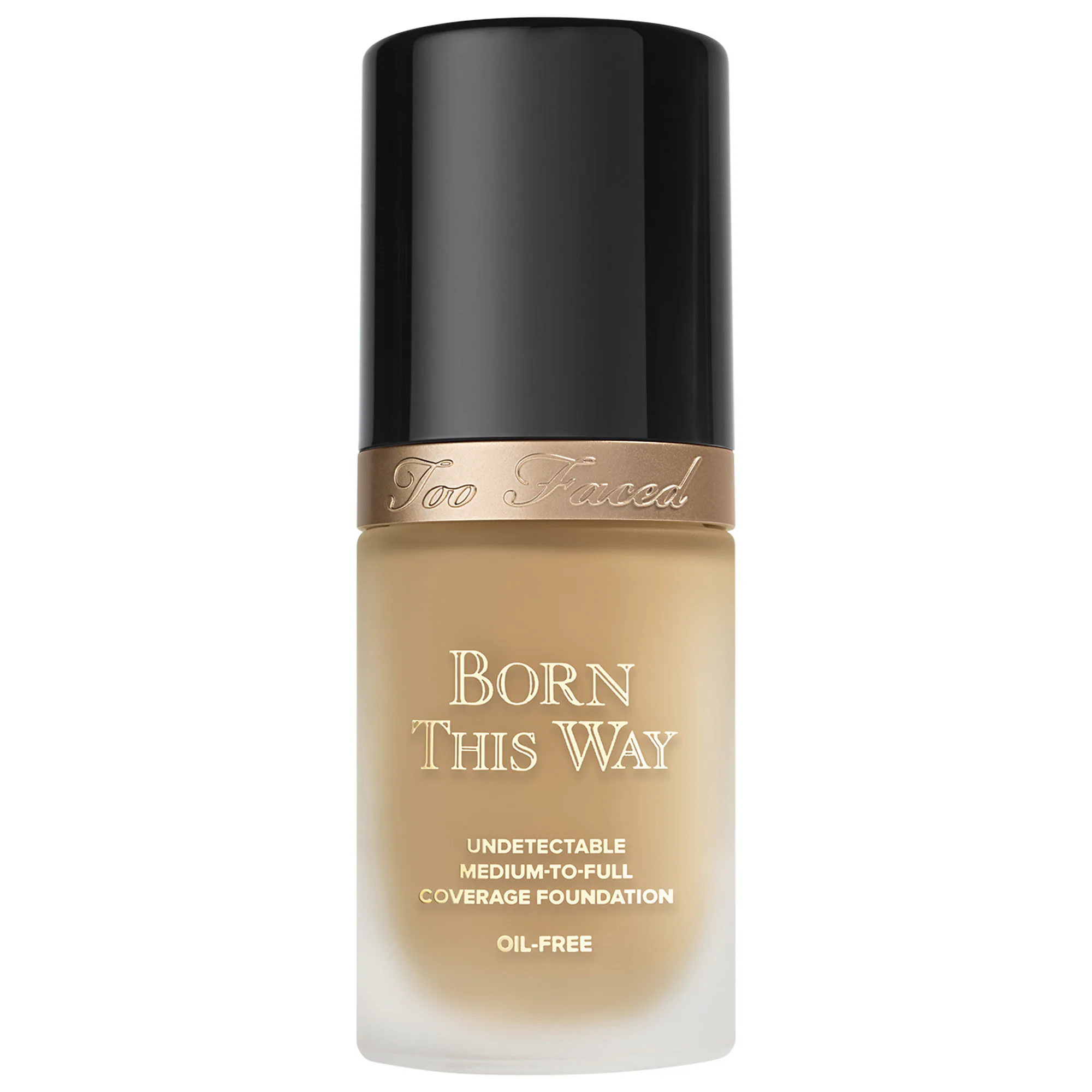 Too Faced Born This Way Natural Finish Longwear Liquid Foundation Golden Beige 1 oz/ 30 mL | Sephora (US)