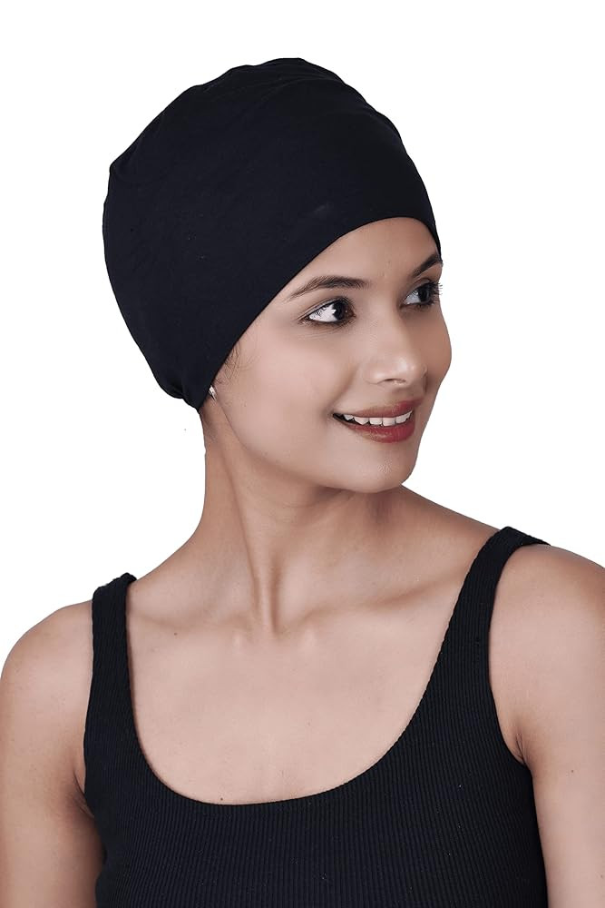 Chemo Hats Solid Sleep Cap Women's Bamboo Soft Headwear Cancer Cap Chemo Headwear Women | Amazon (US)