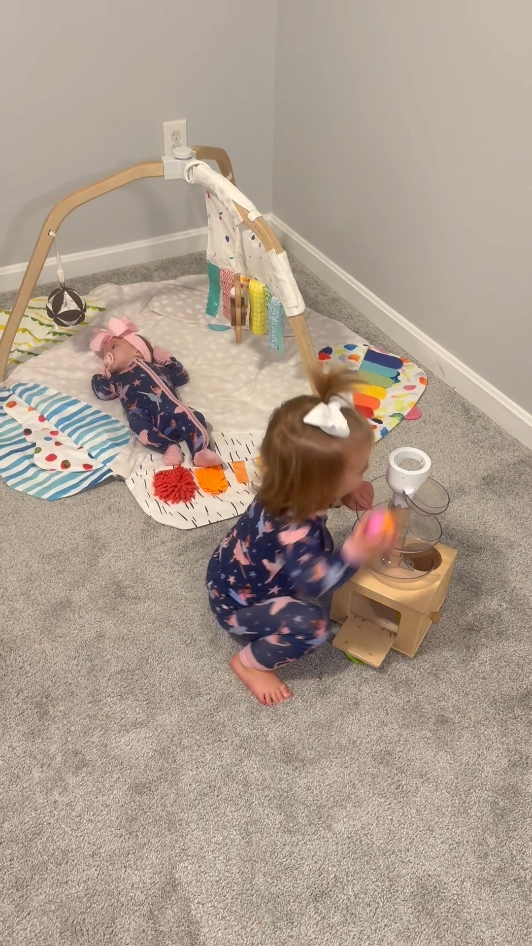 Playtime before bedtime 💗 Matching jammies, giggles, and a goodnight “hug” from big sis to little sis 🥹

These pajamas are from an older Little Sleepies print, but I’ve linked a few of my recent favorites that are still in stock!

#MomLife
#BedtimeRoutine
#SisterLove
#2Under2 

#LTKKids #LTKBaby #LTKFamily