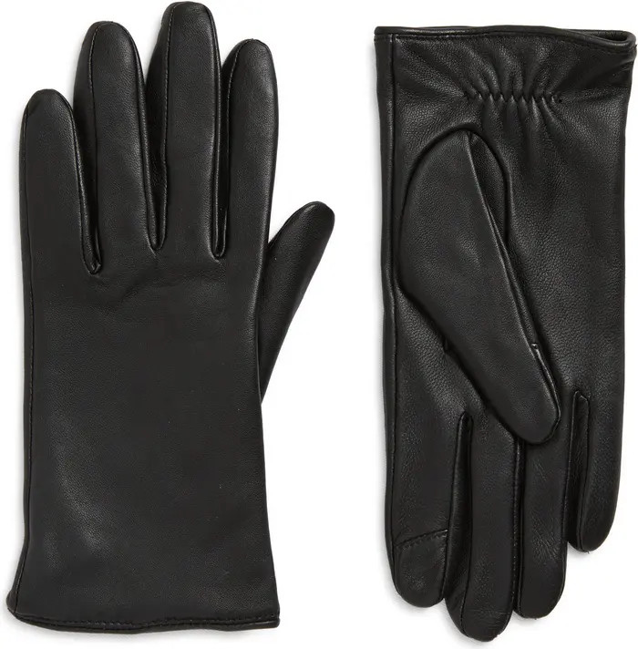 Leather Touchscreen Gloves | Nordstrom
