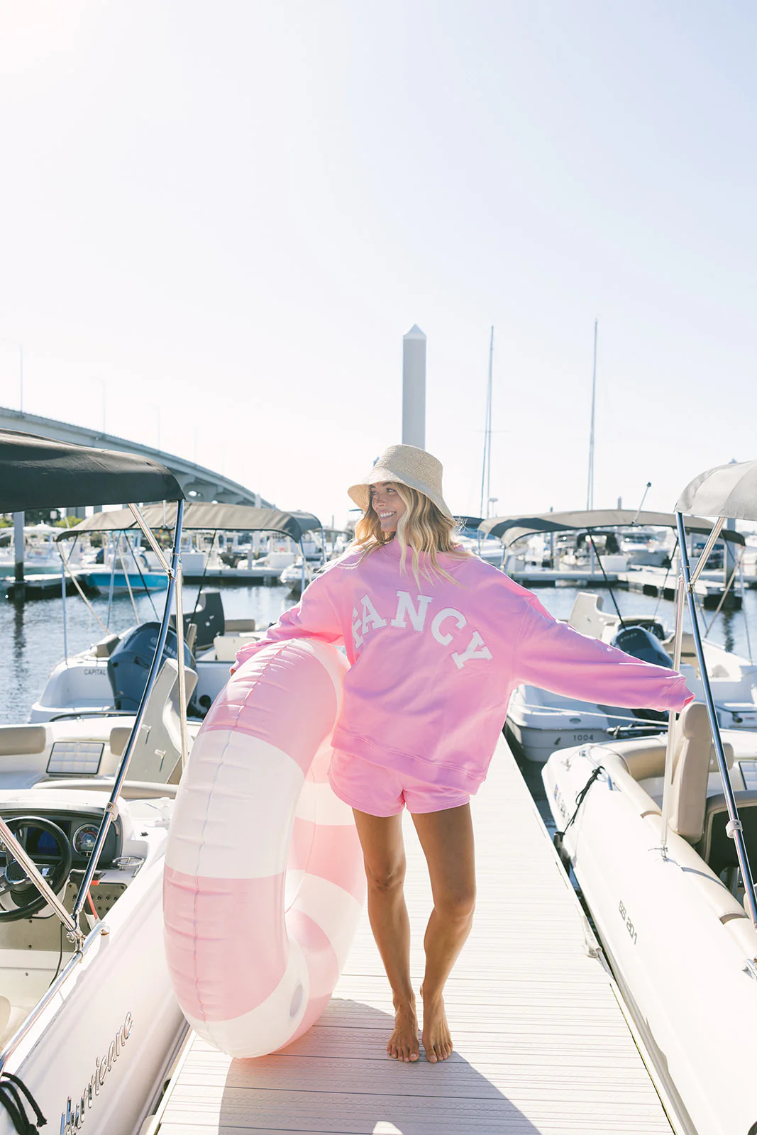 Breakers Oversized Lightweight Mockneck - Flamingo Pink | Fancyd Boutiqe