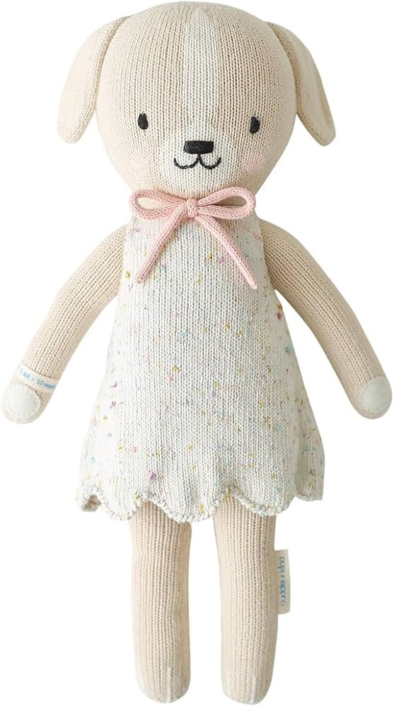 cuddle + kind Mia The Dog Regular 20" Hand-Knit Doll – 1 Doll = 10 Meals, Fair Trade, Heirloom ... | Amazon (US)
