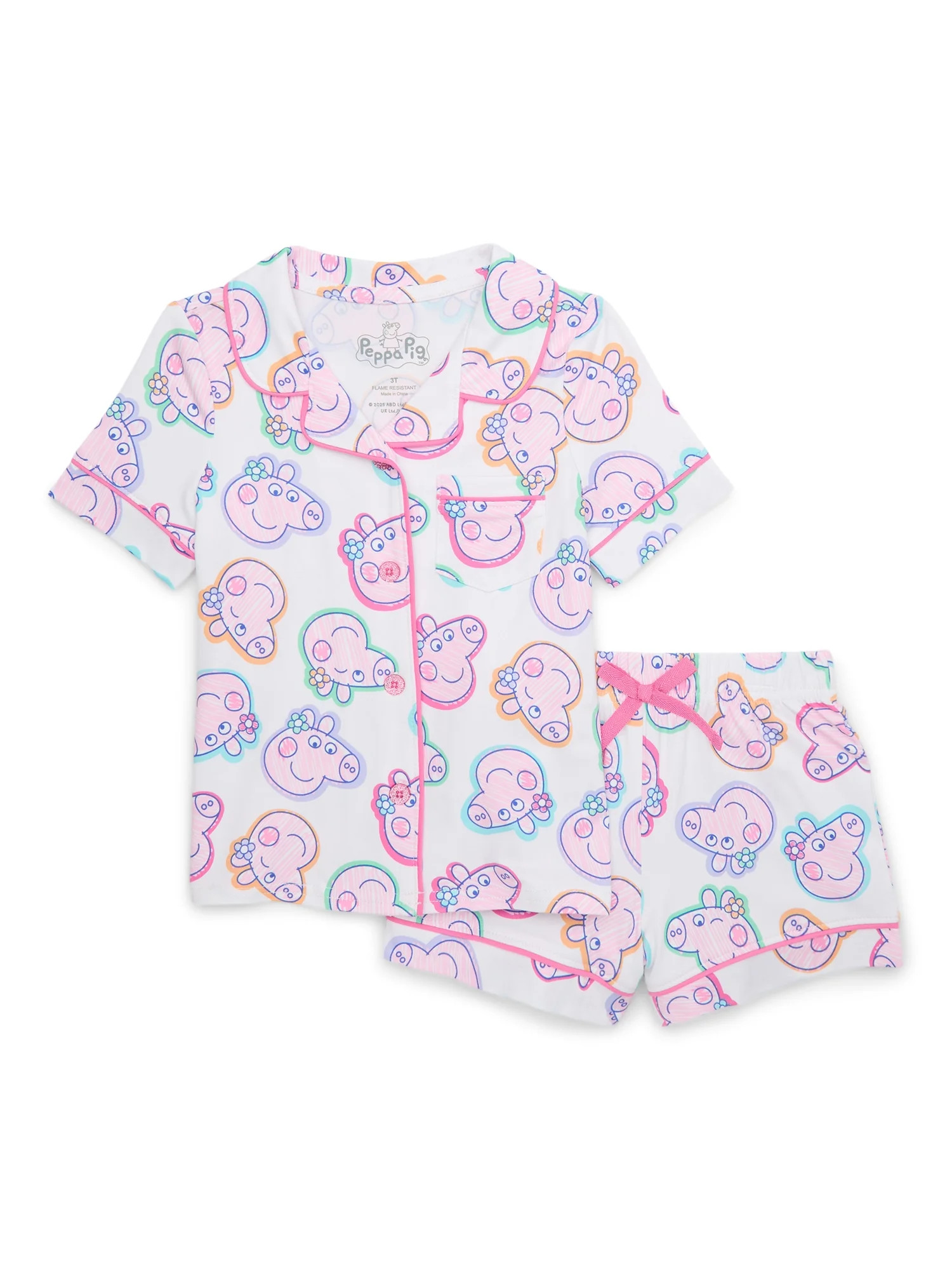 Character Toddler Girl Super Soft Pajama Coat Set, 2-Piece, Sizes 2T-5T | Walmart (US)