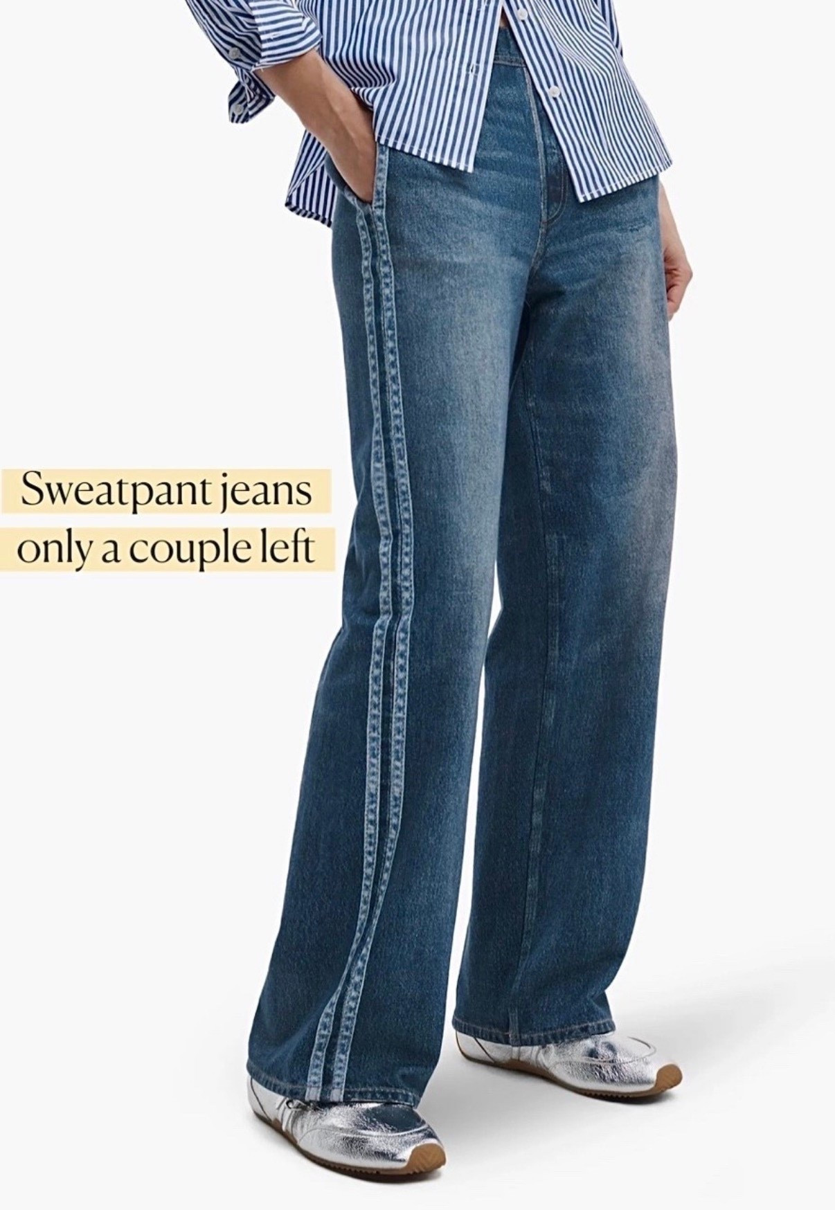 The viral sweatpant jeans!
#LTKootd

#LTKSeasonal