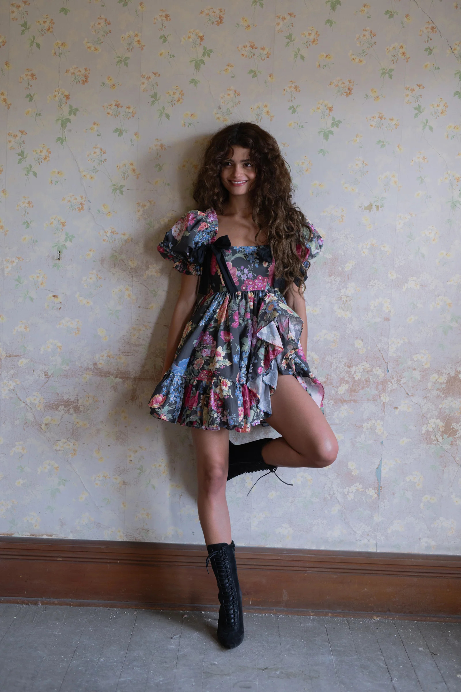 The Puck Buttercream Dress | Selkie Collection