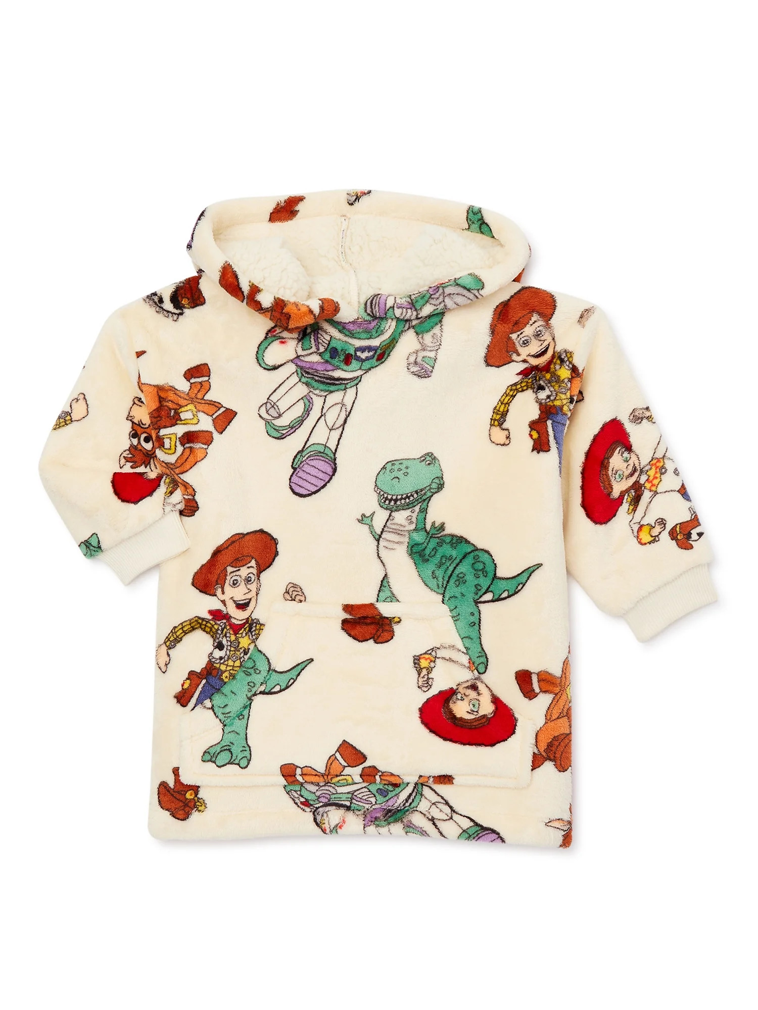 Toy Story Toddler Girl Plush Pullover Hoodie, Sizes 12M-5T | Walmart (US)