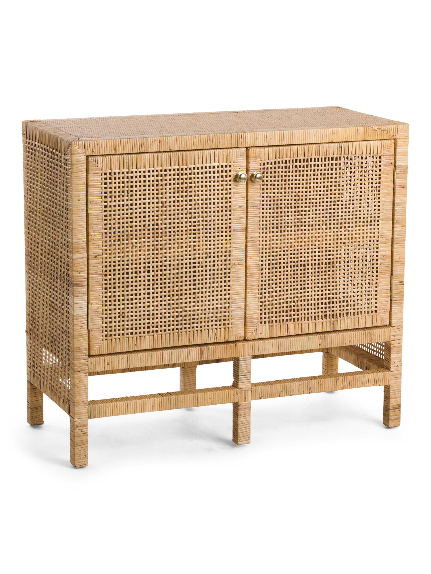 Nabiel Rattan Wrap Two Door Cabinet | TJ Maxx