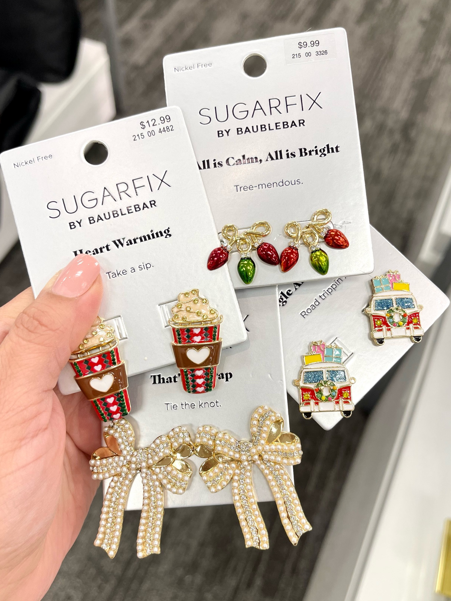 Sugarfix by Baublebar Holiday earring set
Christmas earring set
Christmas gift ideas for her 
Christmas gift guide
Holiday outfit 



#LTKSeasonal #LTKstyletip #LTKHoliday