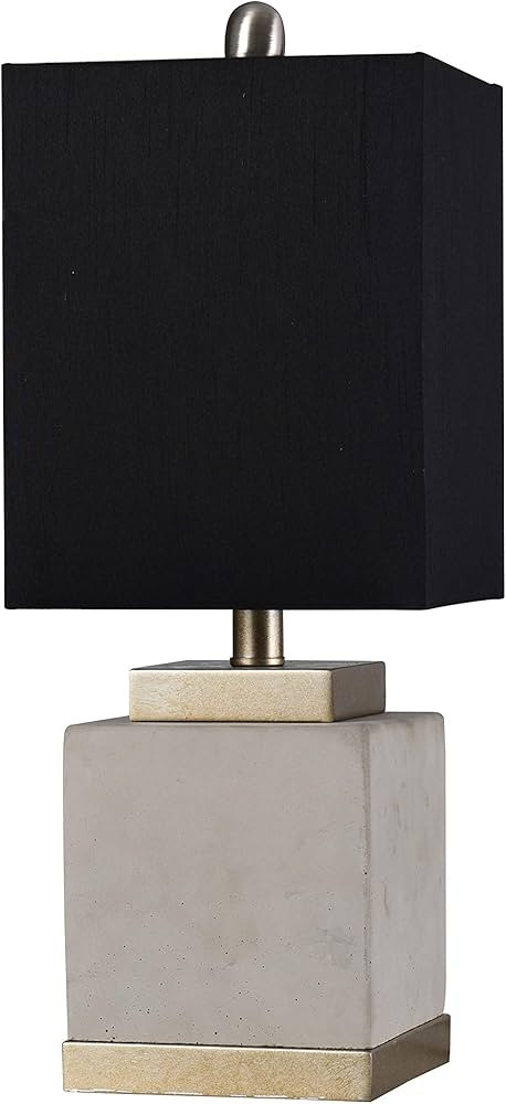 L10067DSAM Natasha, Soft Brass,Natural Cement, Black Table Lamp | Amazon (US)