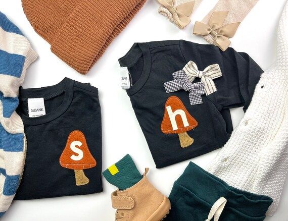 Personalized Fall Shirt  Toddler Mushroom  Personalized Kids - Etsy | Etsy (US)