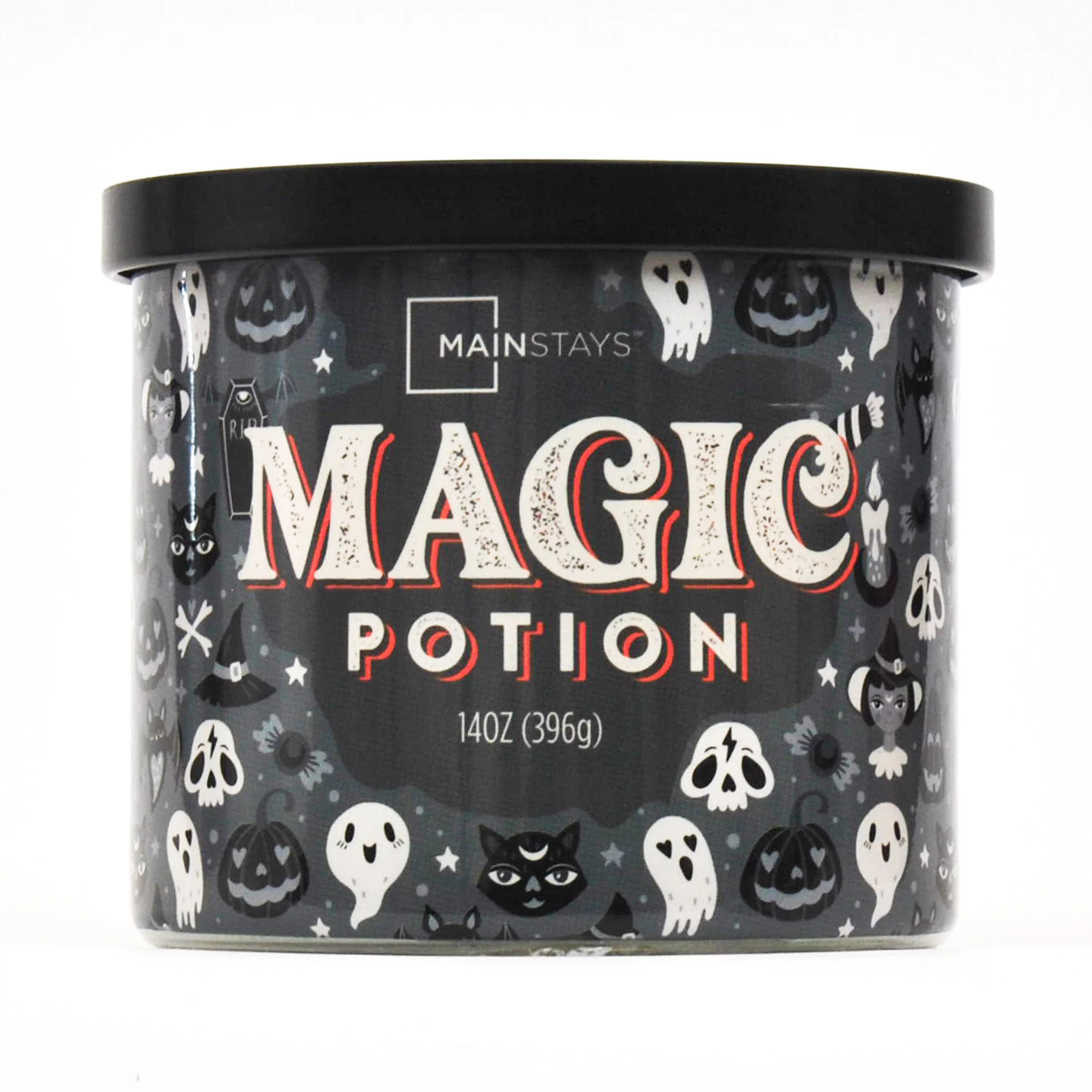 Mainstays Cranberry Mandarin Scented Magic Potion Halloween wrap 3-Wick Candle, 14-Ounce | Walmart (US)