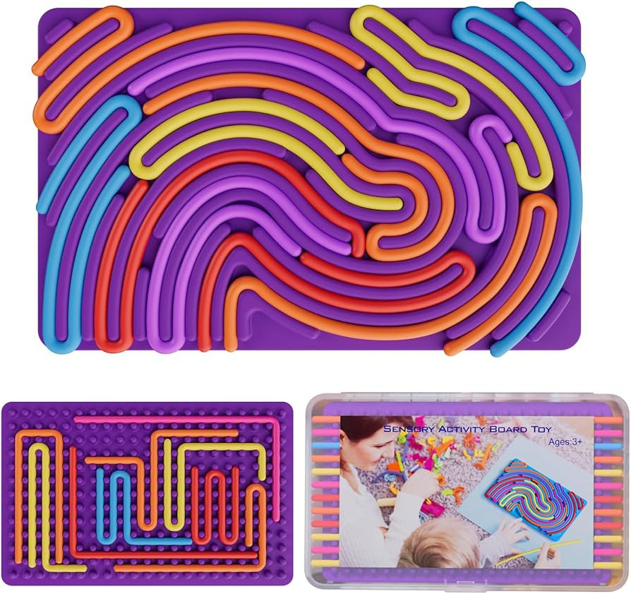 Sensory Fidget Toys for Kids Toddler Boys ,Sensory Activity Board for Stress Anxiety Autistic ADH... | Amazon (US)