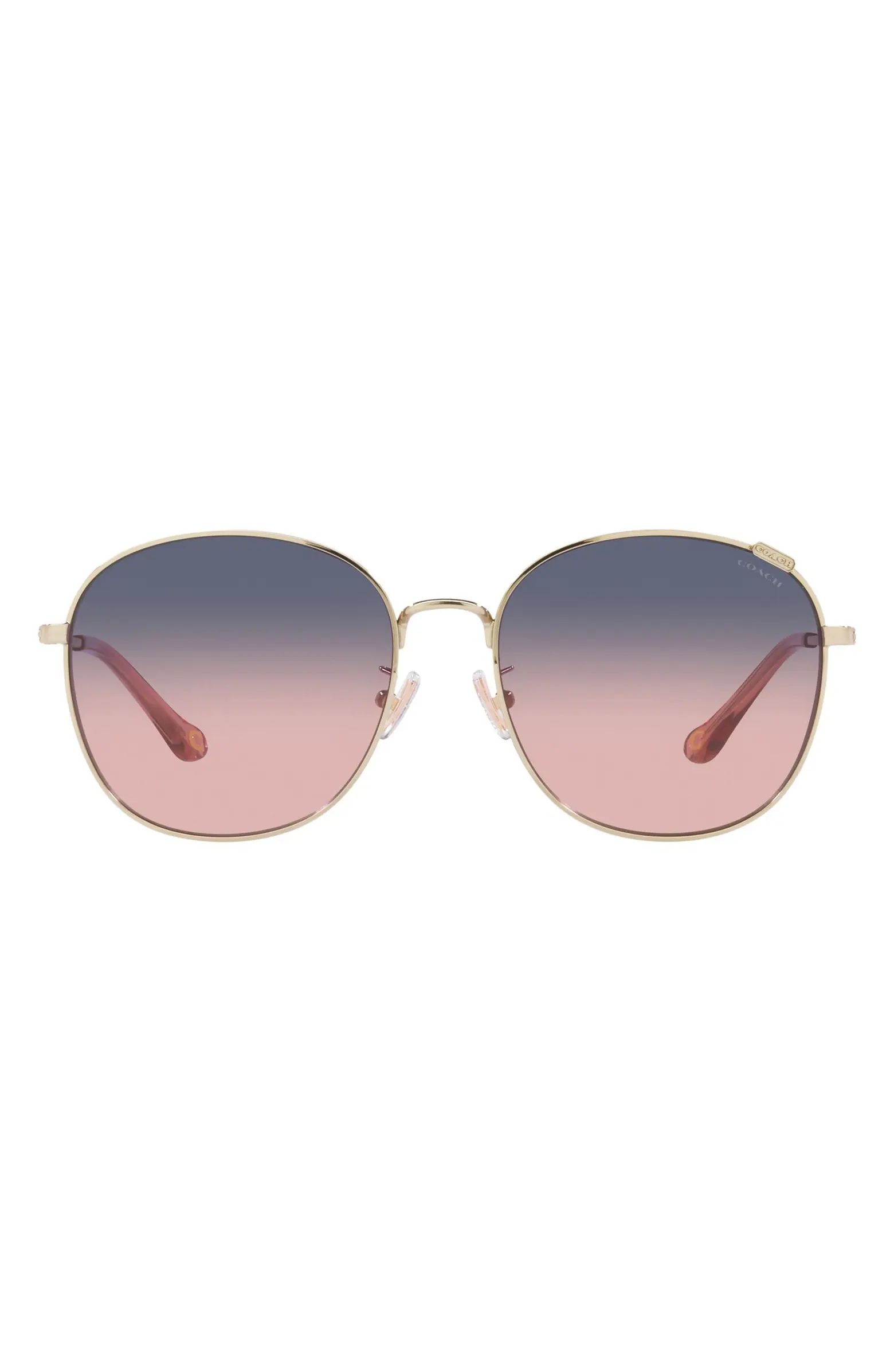 57mm Gradient Round Sunglasses | Nordstrom
