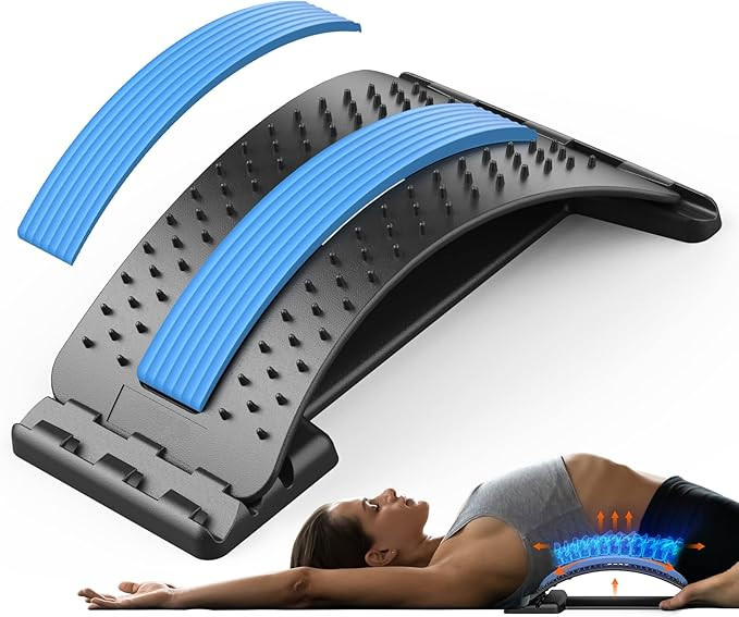 JSBIRD Back Stretcher for Pain Relief, Multi-Level Back Cracker Lower Back Pain Relief Device, Lu... | Amazon (US)