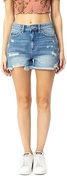 Kan Can Women's High Rise Denim Shorts 9206M M | Amazon (US)
