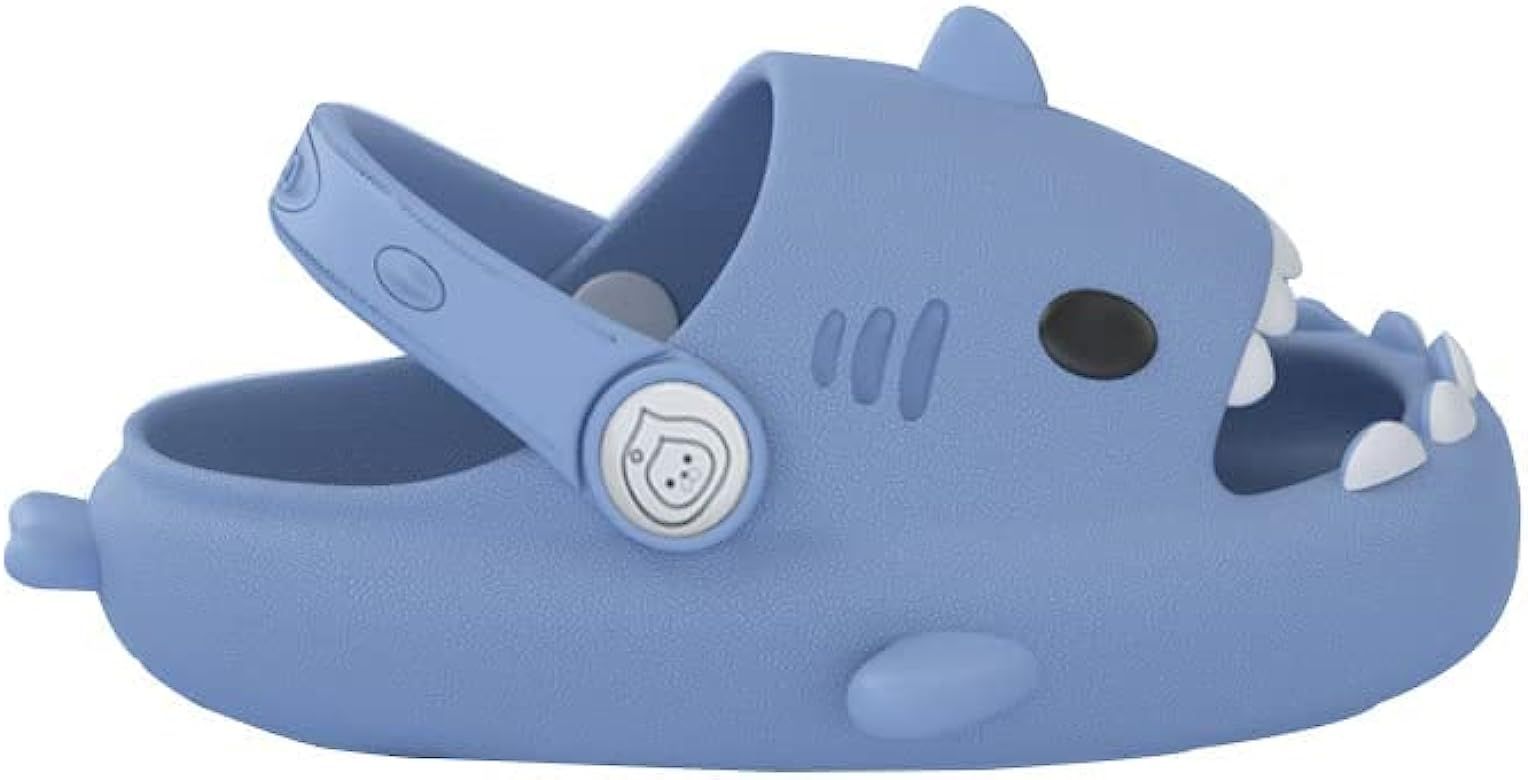 ChayChax Boys Girl Cloud Shark Slides Non-Slip Novelty Open Toe Sandals Extremely Comfy Cushioned Th | Amazon (US)